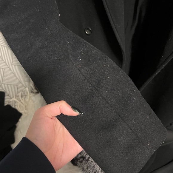 Wilfred Black Wool Coat - Picture 3 of 6